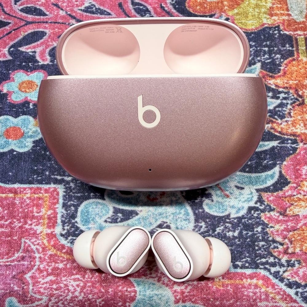 Beats by Dre Pink Earbud Headphones